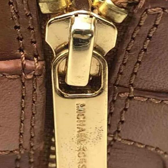 Michael Kors MK Designer Wyatt Brown Leather Stiletto Heel Ankle Bootie 7.5 - Picture 8 of 12